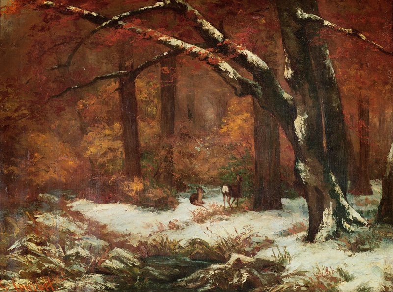 Gustave Courbet - The Deer